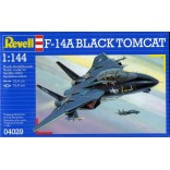 KIT PARA MONTAR REVELL AVIÃO F-14A BLACK TOMCAT 1/144 49 PEÇAS REV 04029